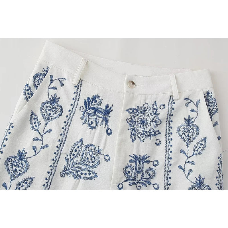 ChicZebra Vintage Wijde Broeken
