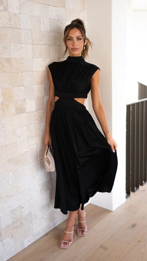 Midi-jurk Elegante Zomerjurk Voor Vrouw - Mode Vibes