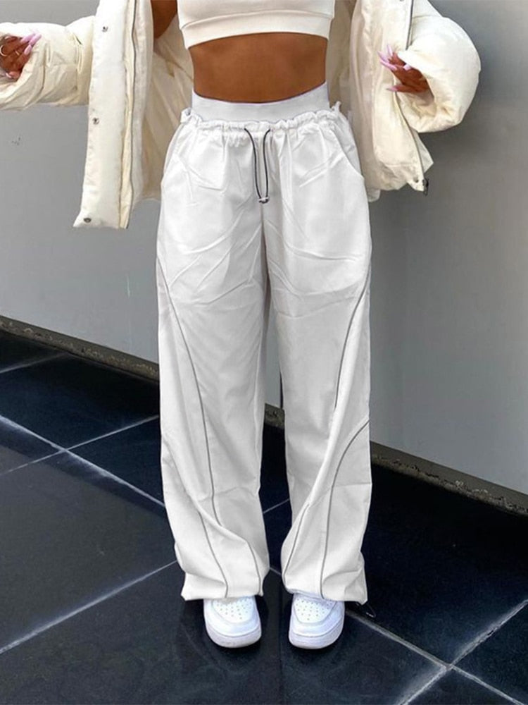 Losse Baggy Broek Streetwear Stijl Uniek Design