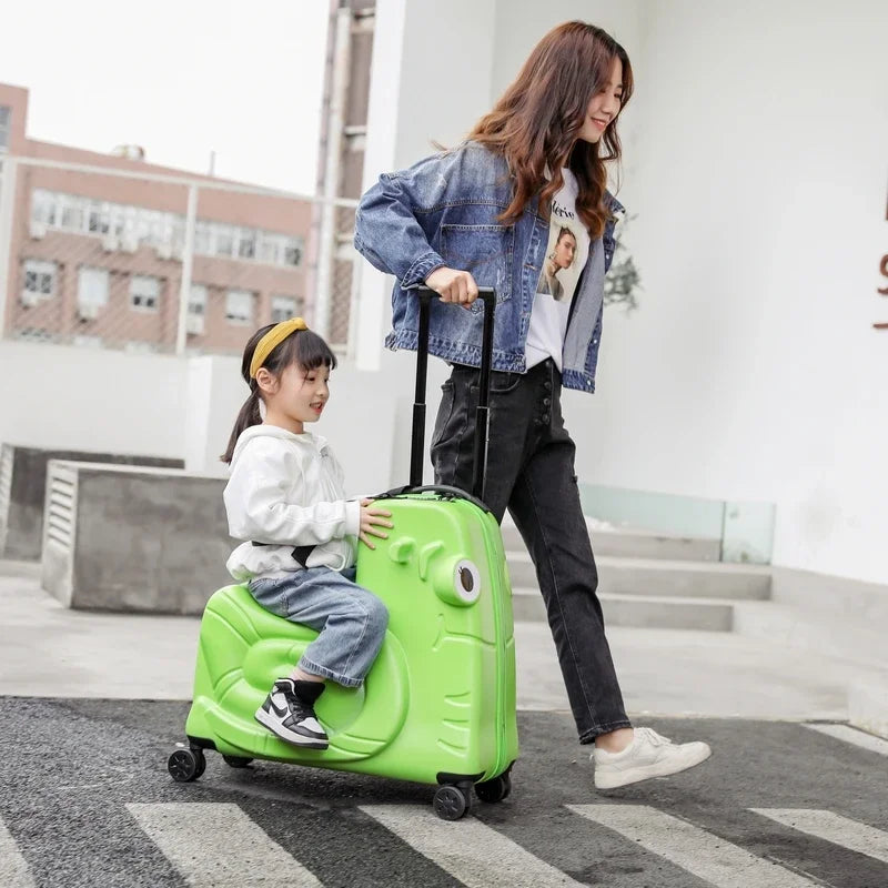 Kinderzitkoffer Scooter met Zitplaats voor Peuter