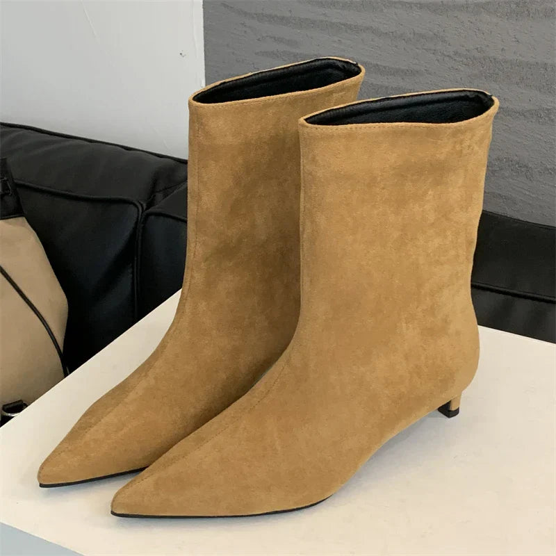 Suède Winterlaarzen Dames Luxe Warm en Comfortabel - Mode Vibes