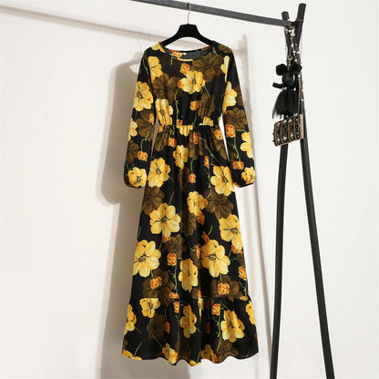 Variant image for Dalia | Vestito Lungo Elegante Floreale per Estate-20