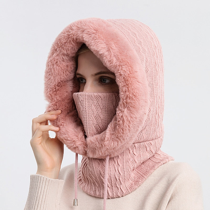 Dames Muts en Sjaal Set Warm 3-in-1 Winter Accessoires