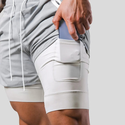 Sportbroek 2-in-1 Trainingsbroek voor Mannen Workout
