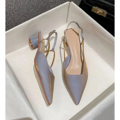 BlauwVlam Puntige Sandalen