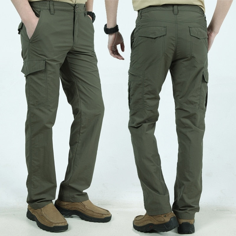 Avontuurlijke Cargo Broek voor Mannen Waterproof Comfortabel - Mode Vibes