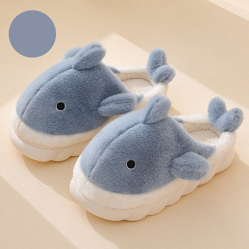 Haai Pluche Pantoffels Zachte Snug Fit