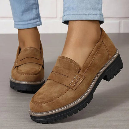 Sienna Zwarte Loafers Dames | Comfortabele Plateauzool, Antislip 5
