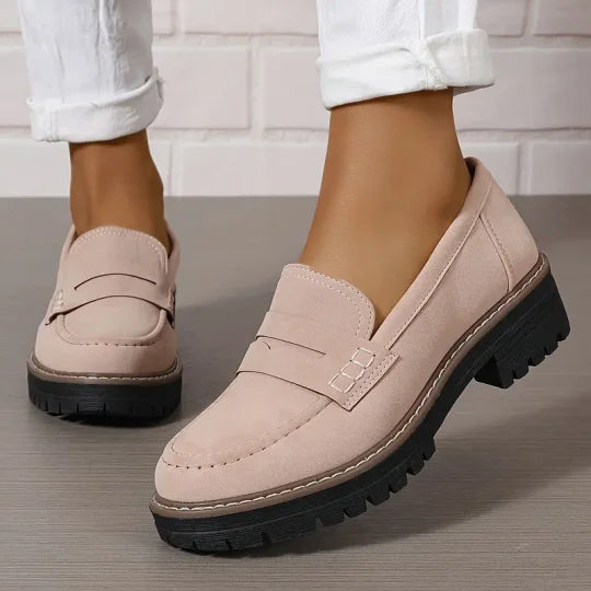 Sienna Zwarte Loafers Dames | Comfortabele Plateauzool, Antislip 7