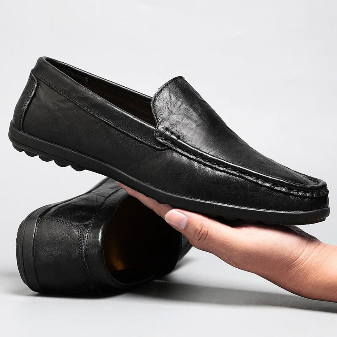 Zwarte Heren Loafers Comfortabel en Stijlvol