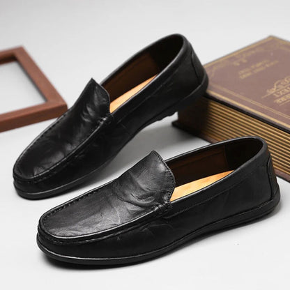 Zwarte Heren Loafers Comfortabel en Stijlvol