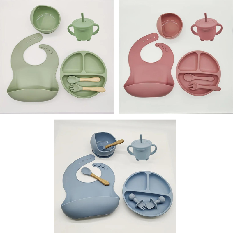 Silicone Baby Eetset Zacht en Veilig