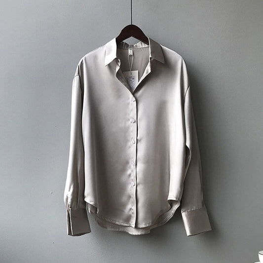 Silvana | Vintage zijden blouse