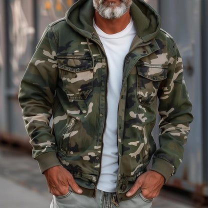 Simen | Duurzaam camouflage cargo jack 0