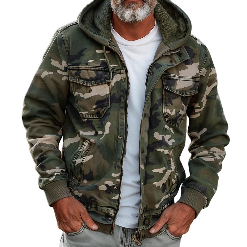 Simen | Duurzaam camouflage cargo jack 1
