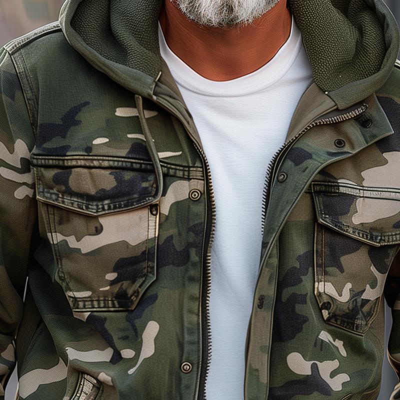 Simen | Duurzaam camouflage cargo jack 2