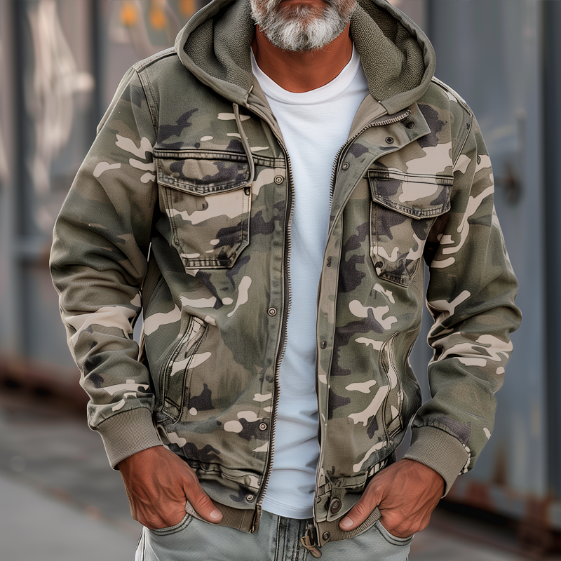 Simen | Duurzaam camouflage cargo jack 3