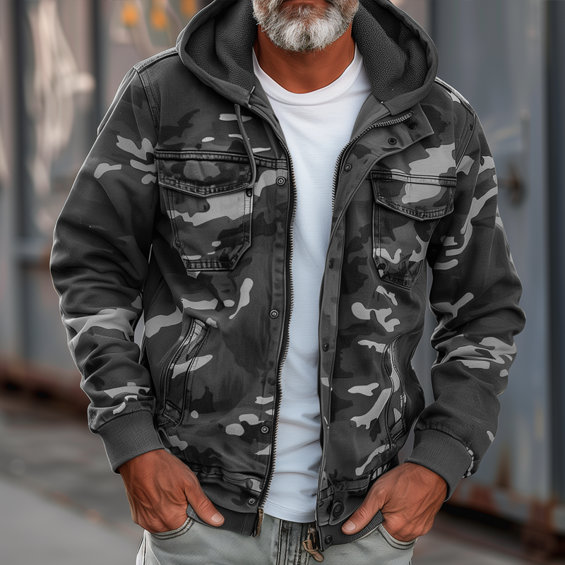 Simen | Duurzaam camouflage cargo jack 4