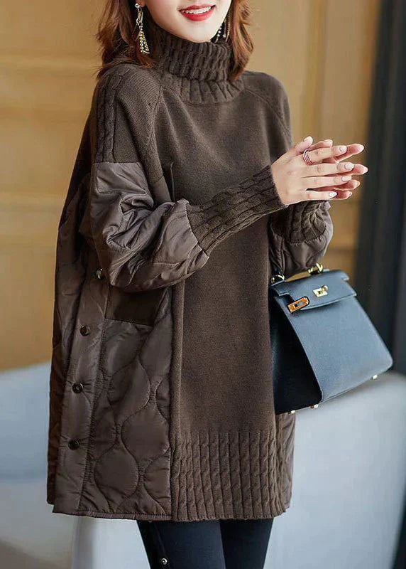 Warme Turtleneck Trui voor Vrouw - Mode Vibes