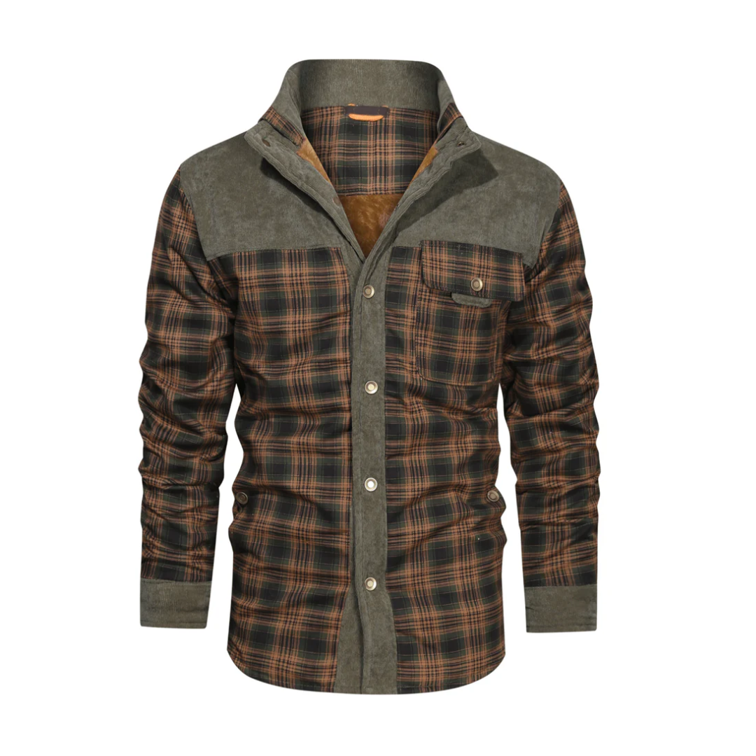 Mannen Outdoor Jas Waterdicht Geruit - Mode Vibes