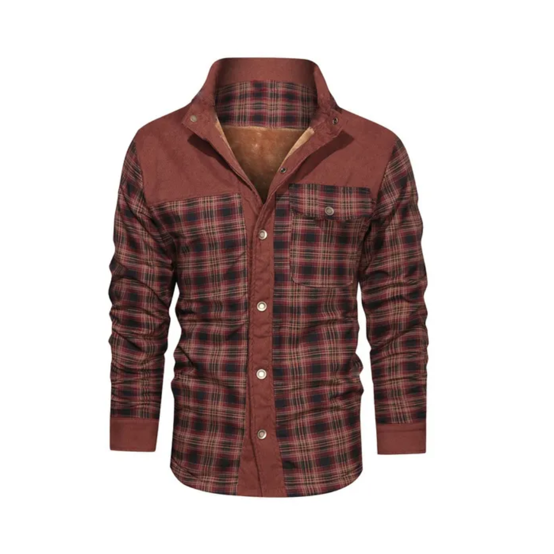 Mannen Outdoor Jas Waterdicht Geruit