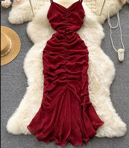 Bellefashion Dames Zeemeermin Jurk