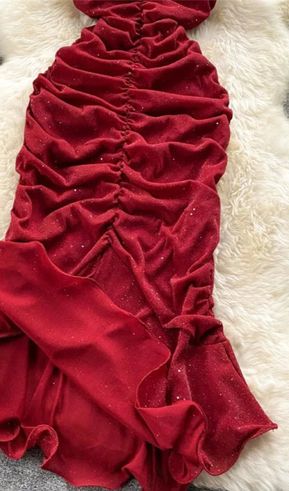 Bellefashion Dames Zeemeermin Jurk