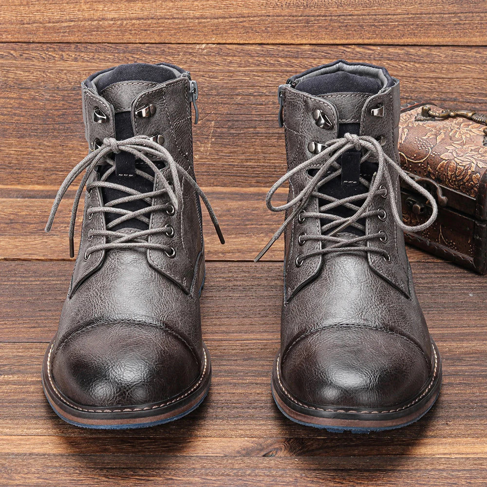 Heren Winterlaarzen met Modern Design – Voor Buitenactiviteiten
