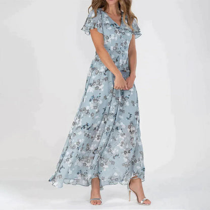 Gabriell | Abito Donna Elegante con Motivo Floreale per Cerimonie e Occasioni Speciali 3