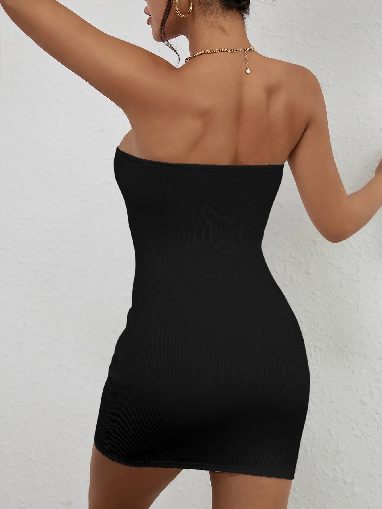 Stijlvolle Mouwloze Bodycon Mini-Buisjurk - Zomerse Elegance