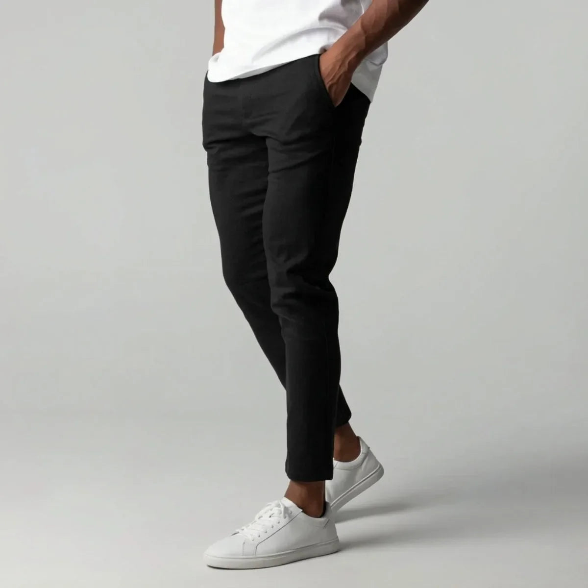 Chino Broek Slim Fit met Steekzakken - Mode Vibes