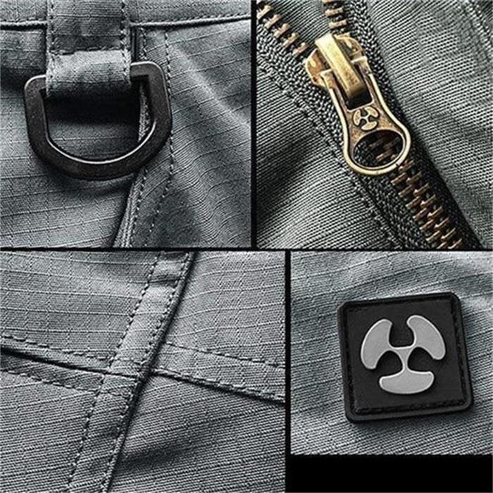 Slim fit werkbroek met meerdere zakken