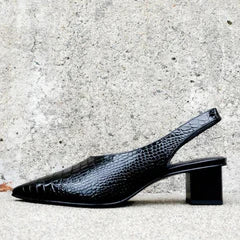 Orthopedische Pumps met Croco-Design Comfortabel en Elegant
