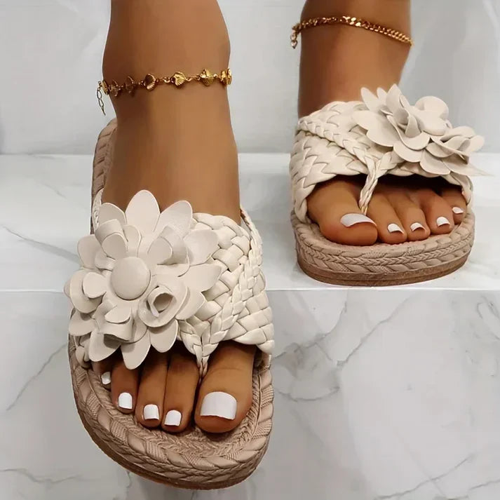 Boho Mocassins Geweven Comfortabel Zomerschoenen