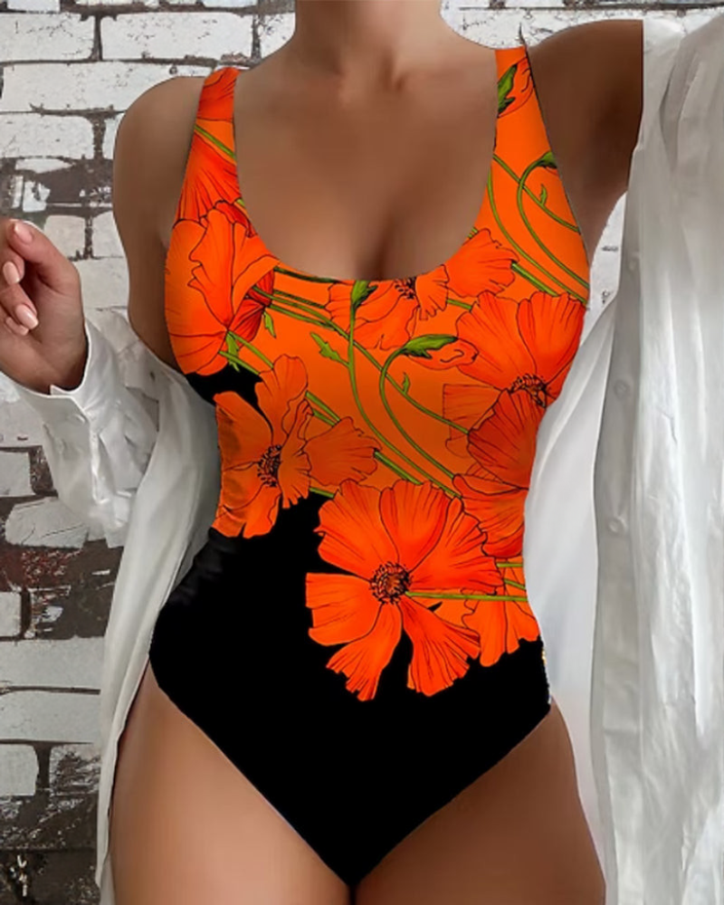 Dames Badpak Elegant Met Bloemenprint - Mode Vibes
