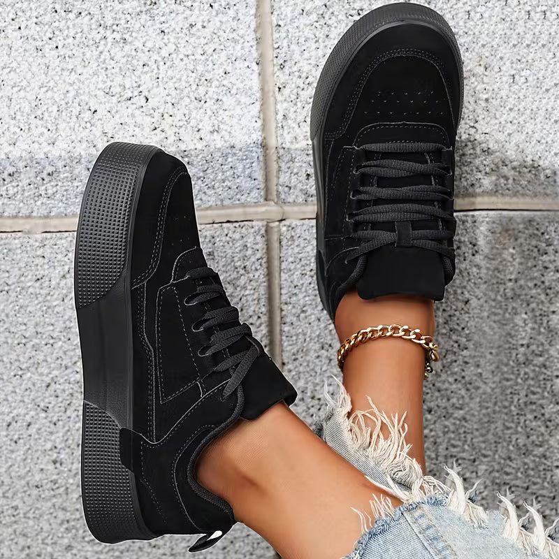 Sneakers Dames | Skateschoenen Dames | Lichtgewicht & Hoogteverhogend voor Zeker Lopen