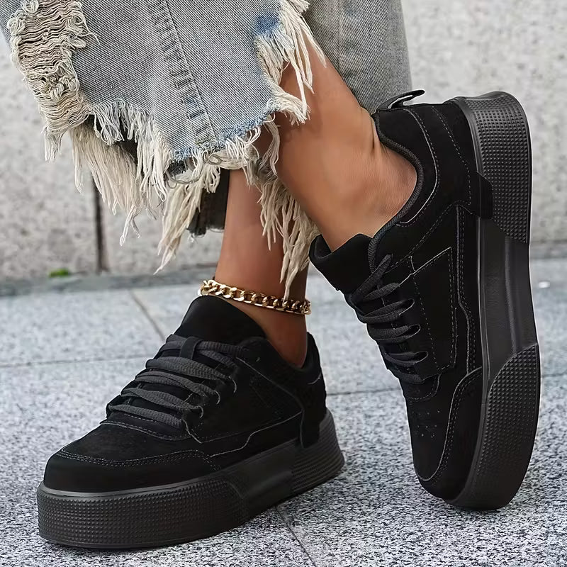Sneakers Dames | Skateschoenen Dames | Lichtgewicht & Hoogteverhogend voor Zeker Lopen