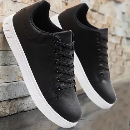 Kunstleer Sneakers met Vetersluiting Dames Heren - Mode Vibes