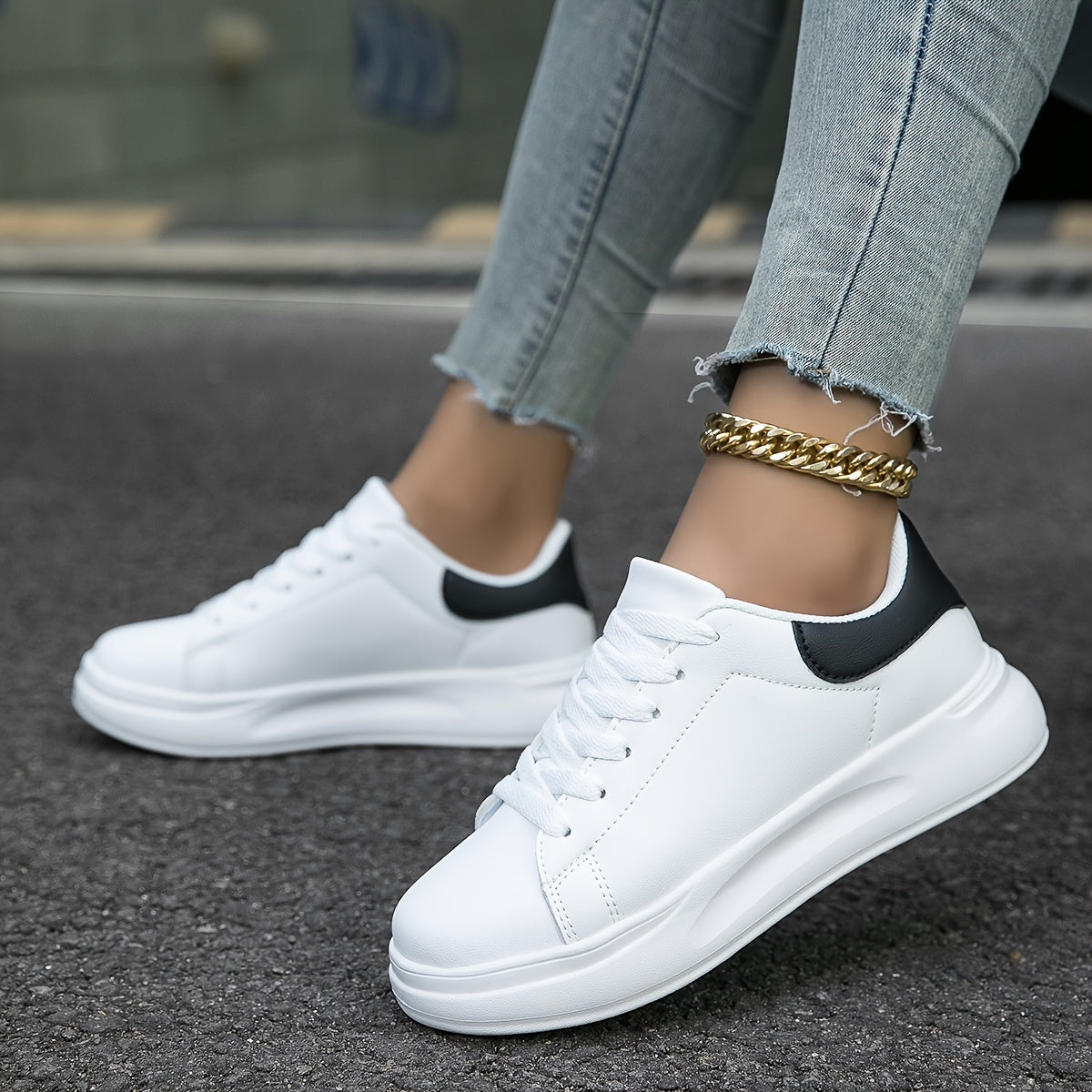 Isabella | Scarpe da ginnastica in pelle Comfort