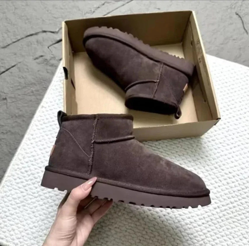 Vrouwen Snowboots met Schapenvacht, Warm en Comfortabel