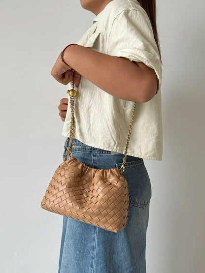 Dameshandtas Met Gouden Ketting Luxe Design