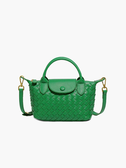 Kunstleer Mini-Tas Gevlochten Stijl Accessoire