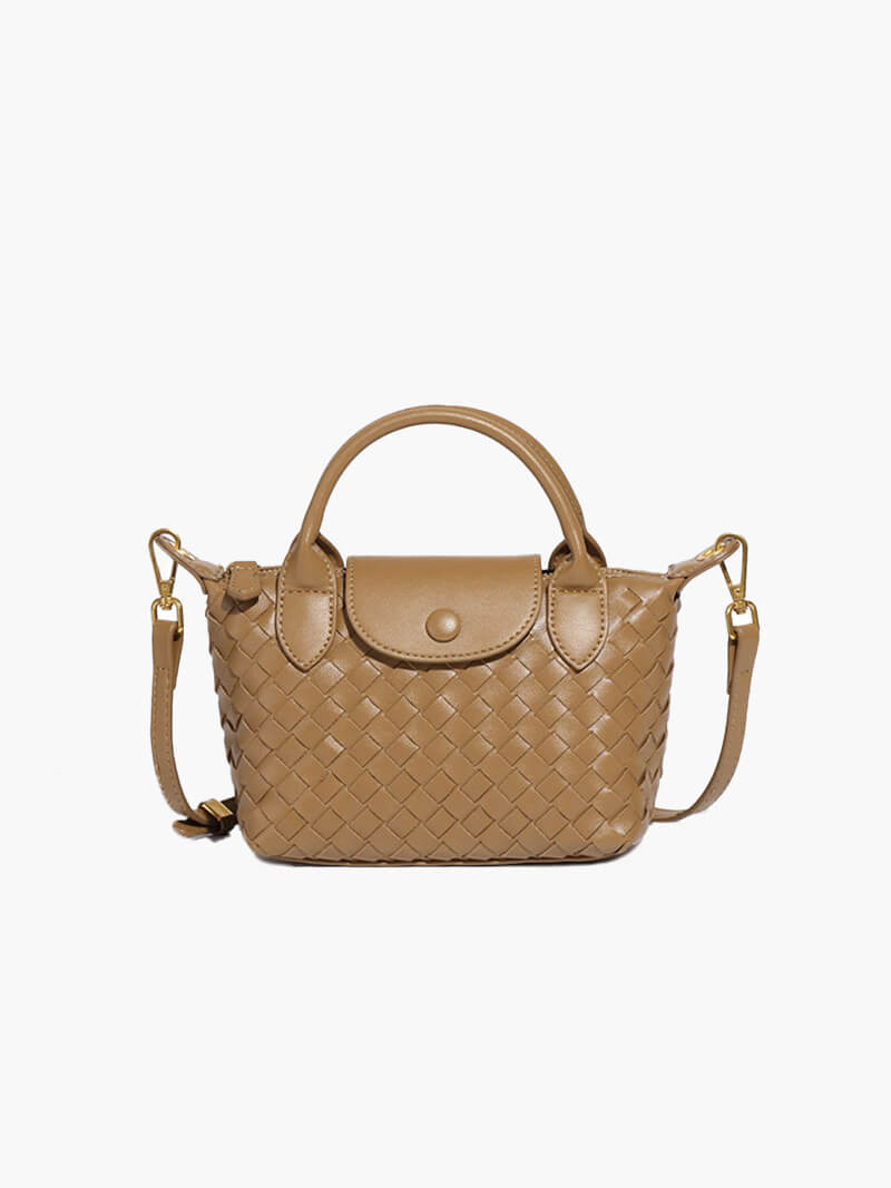 Kunstleer Mini-Tas Gevlochten Stijl Accessoire