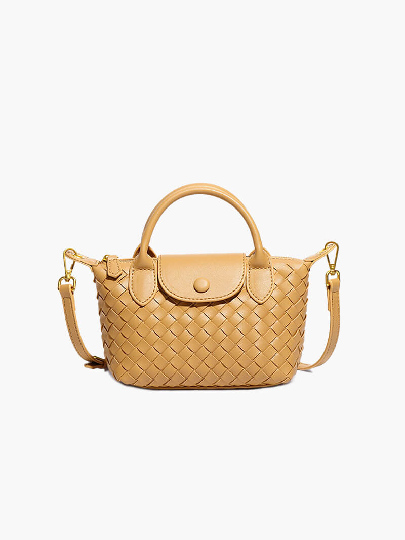 Kunstleer Mini-Tas Gevlochten Stijl Accessoire