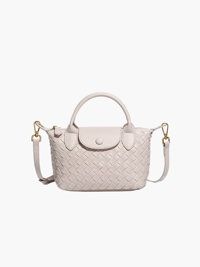 Kunstleer Mini-Tas Gevlochten Stijl Accessoire