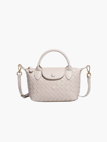 Kunstleer Mini-Tas Gevlochten Stijl Accessoire