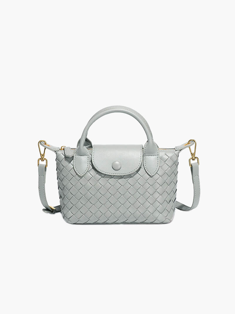 Kunstleer Mini-Tas Gevlochten Stijl Accessoire