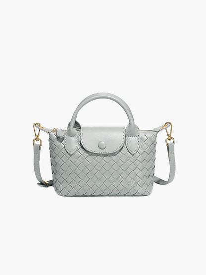 Kunstleer Mini-Tas Gevlochten Stijl Accessoire