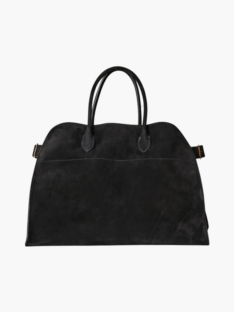 Suede Schouder tas Henna Bruin Leer