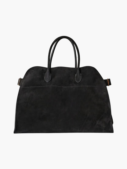 Suede Schouder tas Henna Bruin Leer